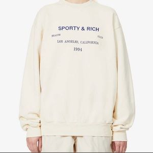 Sporty & Rich cotton-jersey sweatshirt